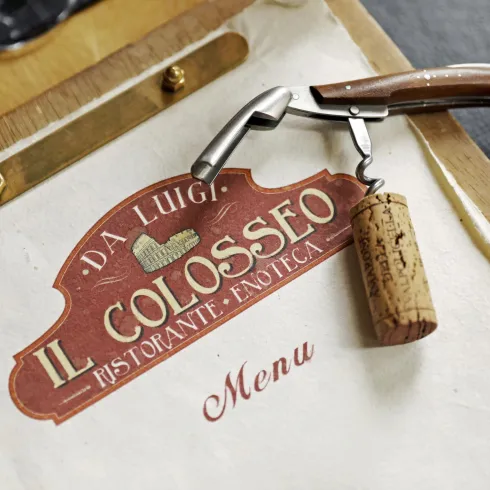 Il Colosseo_Speisekarte Korkenzieher