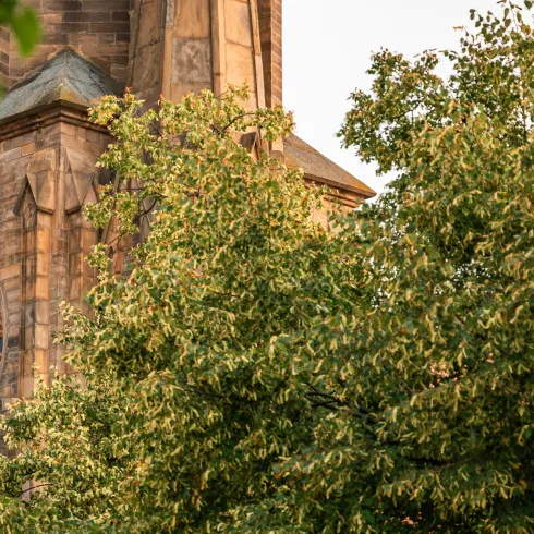 Die Kirche ist spätgotisch erneuert worden