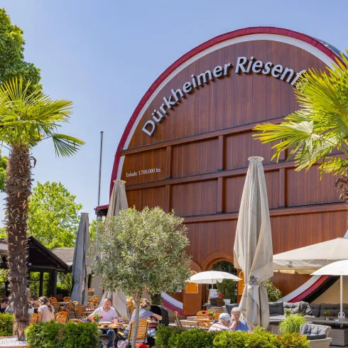 Das Dürkheimer Riesenfass auf dem Wurstmarktplatz