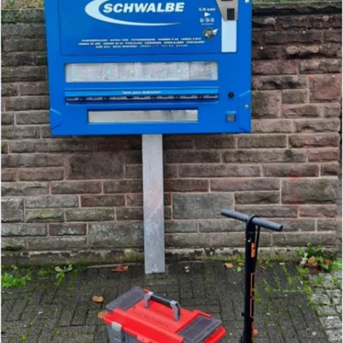 Fahrrad Reparaturstation und Werkzeug