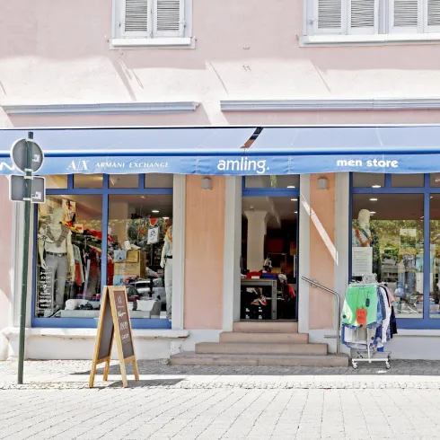 Aussenansicht auf den Amling Men Store