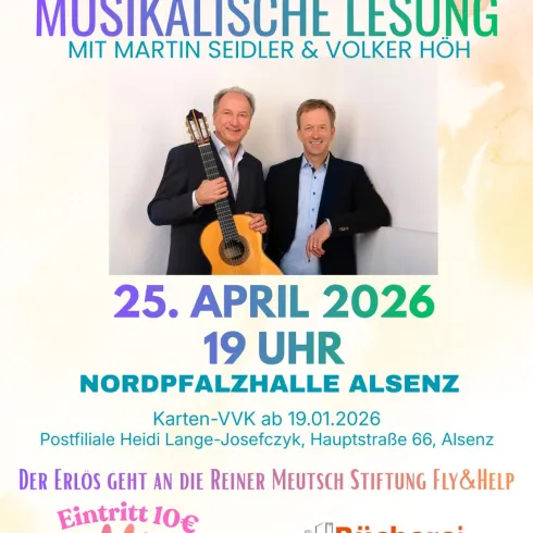 Plakat Musikalische Lesung