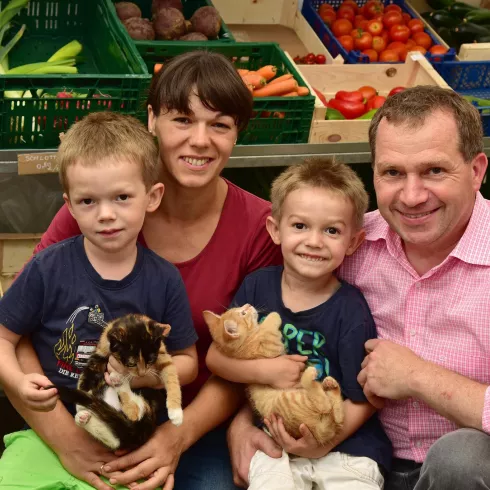 Familie Hamburger (© Südpfalz-Tourismus Landkreis Germersheim e.V.)