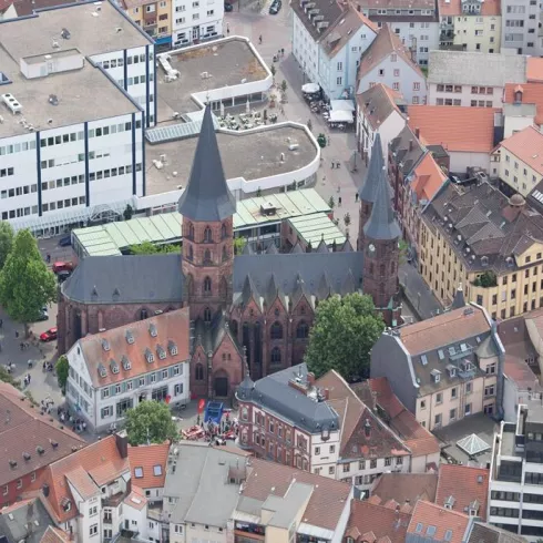 Stiftskirche Luftaufnahme (© agentur-view.de)