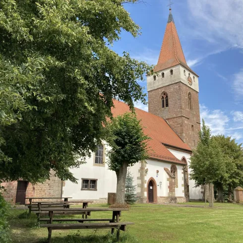 Rastplatz Prot. Kirche Minfeld