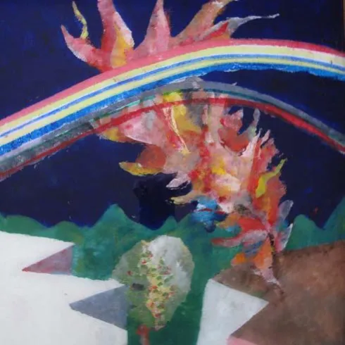 Eine Fackel (© Manuel Thomas)