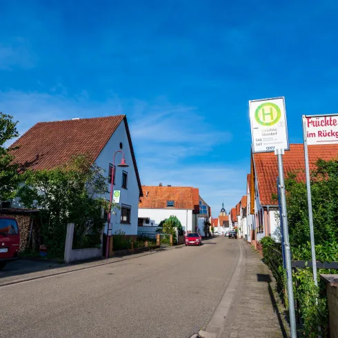Bushaltestelle Steinfeld Oberdorf (© Tourismusverein Bad Bergzaberner Land e.V.)