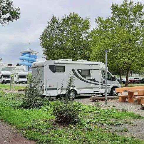 Wohnmobilplatz am Queichtalradweg in  Landau