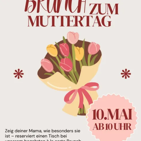 Eine fröhliche Oster-Dekoration mit gelben Narzissen. Informationen zu einem Osterbrunch und Kinderaktivitäten in einem Garten.