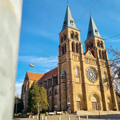 Blick zur Marienkirche