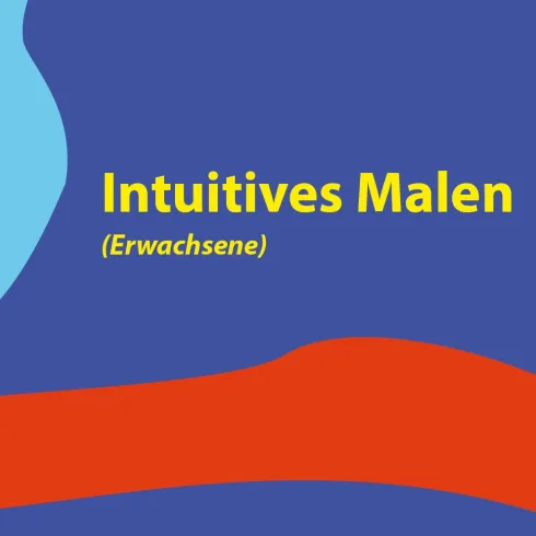 Ein grafisches Design für einen Workshop. Der Titel lautet "Aktzeichnen - leicht gemacht (Erwachsene)" in auffälligen Farben.