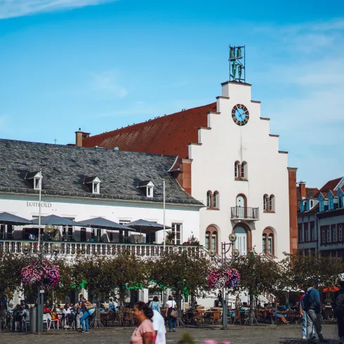 Sicht von Rathausplatz