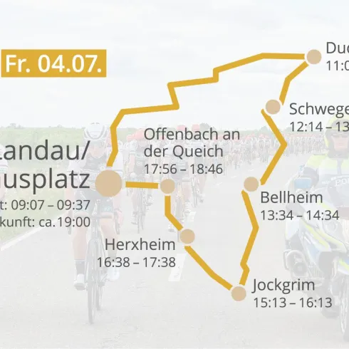 Landau – Dudenhofen – Bellheim – Herxheim – Landau