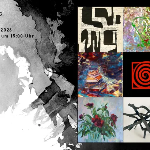 Eine Ausstellung mit dem Titel "Farbhits" findet vom 18. Juni bis 14. Juli 2026 statt. Die Vernissage ist am 20. Juni um 15 Uhr.