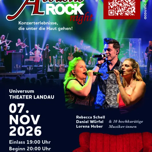 Acoustic Rock Night Plakat