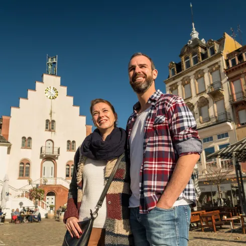 Altes Kaufhaus - Anblick vom Rathausplatz
