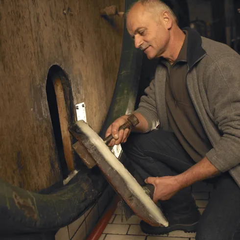 Weingut Sauer Fass (© Weingut Sauer)