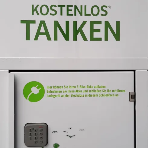 E-Bike Ladestation bei Lidl