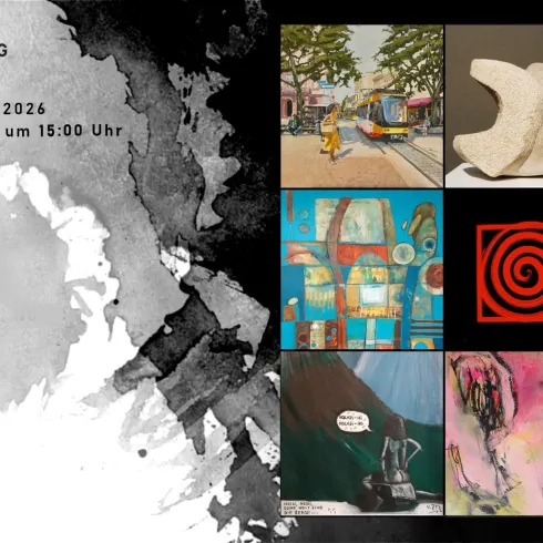 Eine Ausstellung mit verschiedenen Kunstwerken von mehreren Künstlern. Die Veranstaltung findet vom 21. Mai bis 16. Juni 2026 statt.