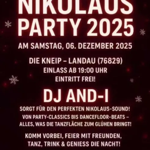 nikolausparty (© Die kNeip Landau)