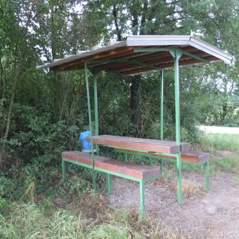 Überdachter Rastplatz Zeiskam