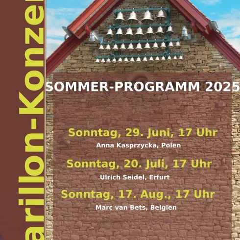 Plakat DIN A 3 Carillon-Konzerte 2025