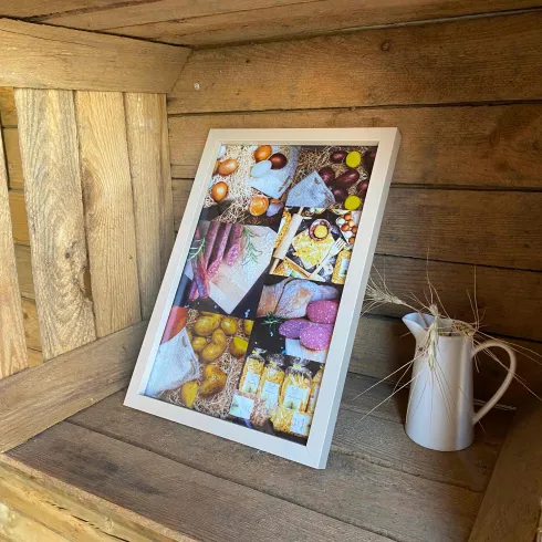 Bild von regionalen Produkten, die es im Automat des Eichhofs zu kaufen gibt.