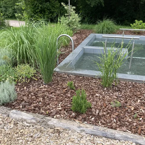 Kneipp-Tretbecken am Storchenwanderweg in Winden