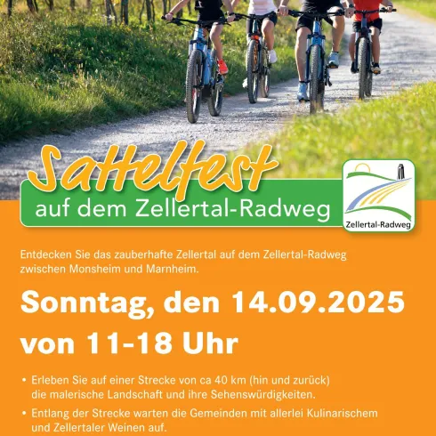 Plakat Sattelfest (© Verein zur Förderung des Tourismus im Zellertal e.V.)