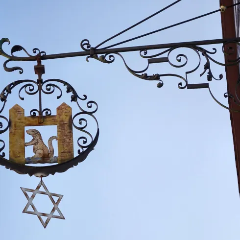 Bierbrauerwappen Blaues Haus