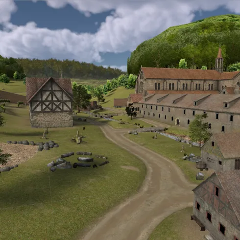 Virtuelles Foto aus der Klosterzeit