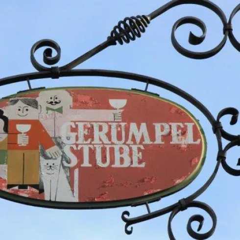Gerümpelstube Schild (© Gerümpelstube)
