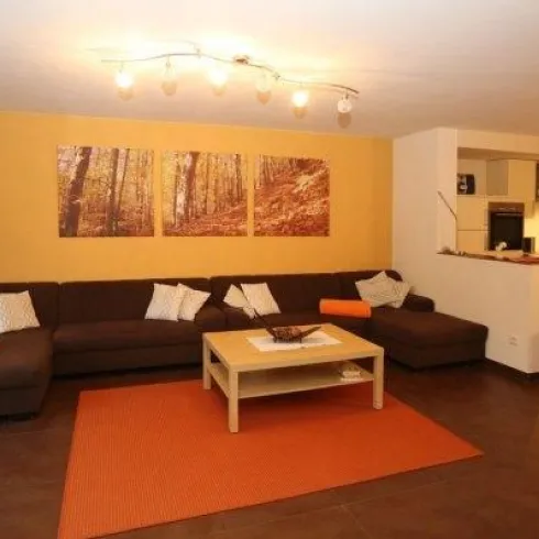 Wohnzimmer Felsenland Ferienwohnung