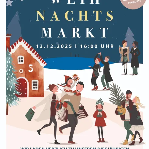 Plakat Weihnachtsmarkt