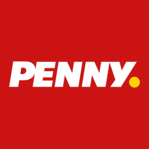Das logo des Supermarktes Penny.