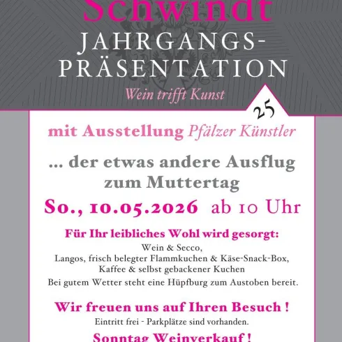 Plakat mit Programm
