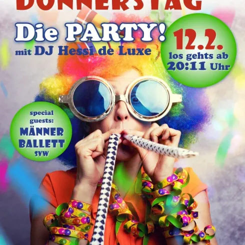 Plakat Schmutziger Donnerstag (© Liedertafel W/Sd.)