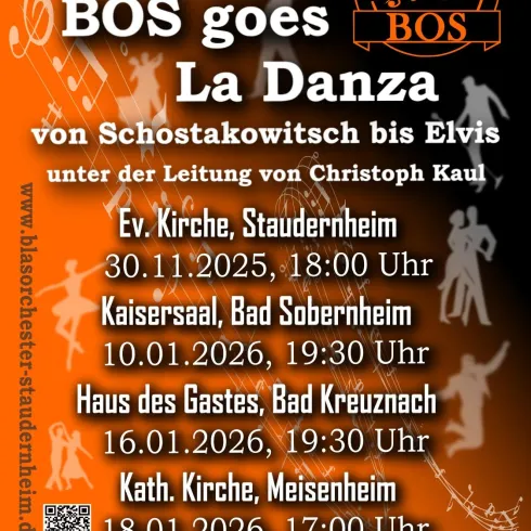 BOS Plakat (© Blasorchester Staudernheim)