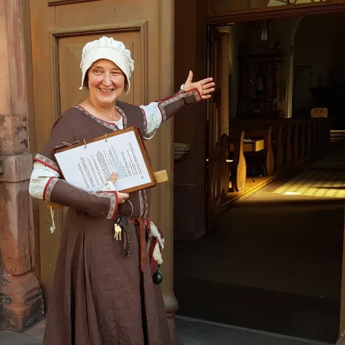 Eingang der Marienkirche