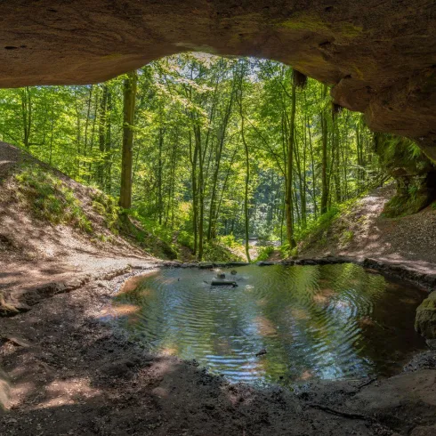 Blick aus der unteren Bärenhöhle
