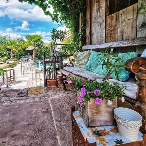 Blick in den Garten (© Cafe Solo)