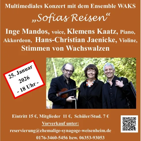 Konzert Sofias Reisen (© Förderkreis ehem. Synagoge)