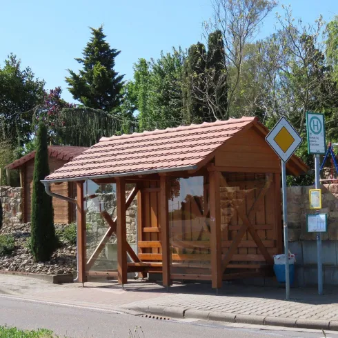 Bushaltestelle Leistadter Str. Ri. Dürkheim (© Urlaubsregion Freinsheim)