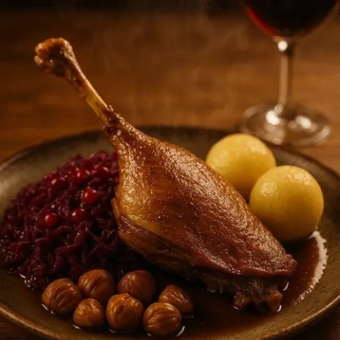 Gänsemenü (© Alter Winzerhof) Gänsemenü (© Alter Winzerhof)