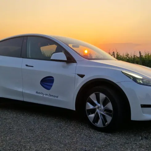 Elektrofahrzeug der MoD-Flotte (© MoD Holding)