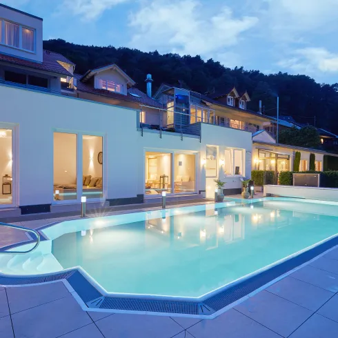 Panoramapool ganzjährig beheizt