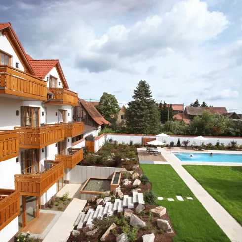 Hausanischt hinten mit Garten