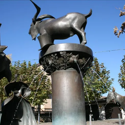 Geißbockbrunnen Deidesheim 1
