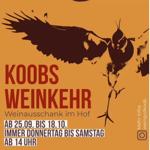 Plakat Herbstausschank (© Weingut Koob) Plakat Herbstausschank (© Weingut Koob)