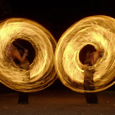 Feuerräder Martinsmarkt (© Herr Zahnhausen)